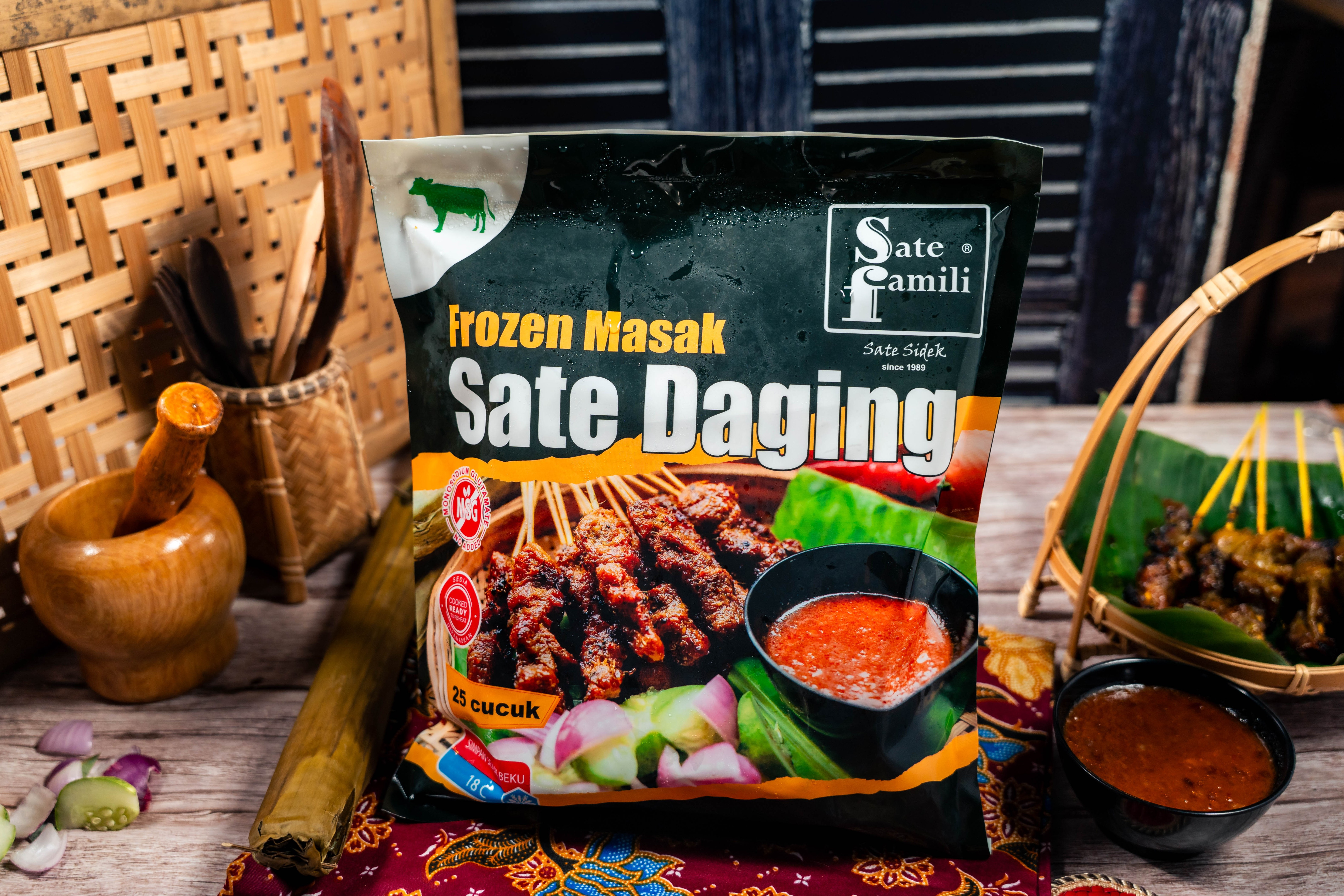 Sate Frozen Masak Daging