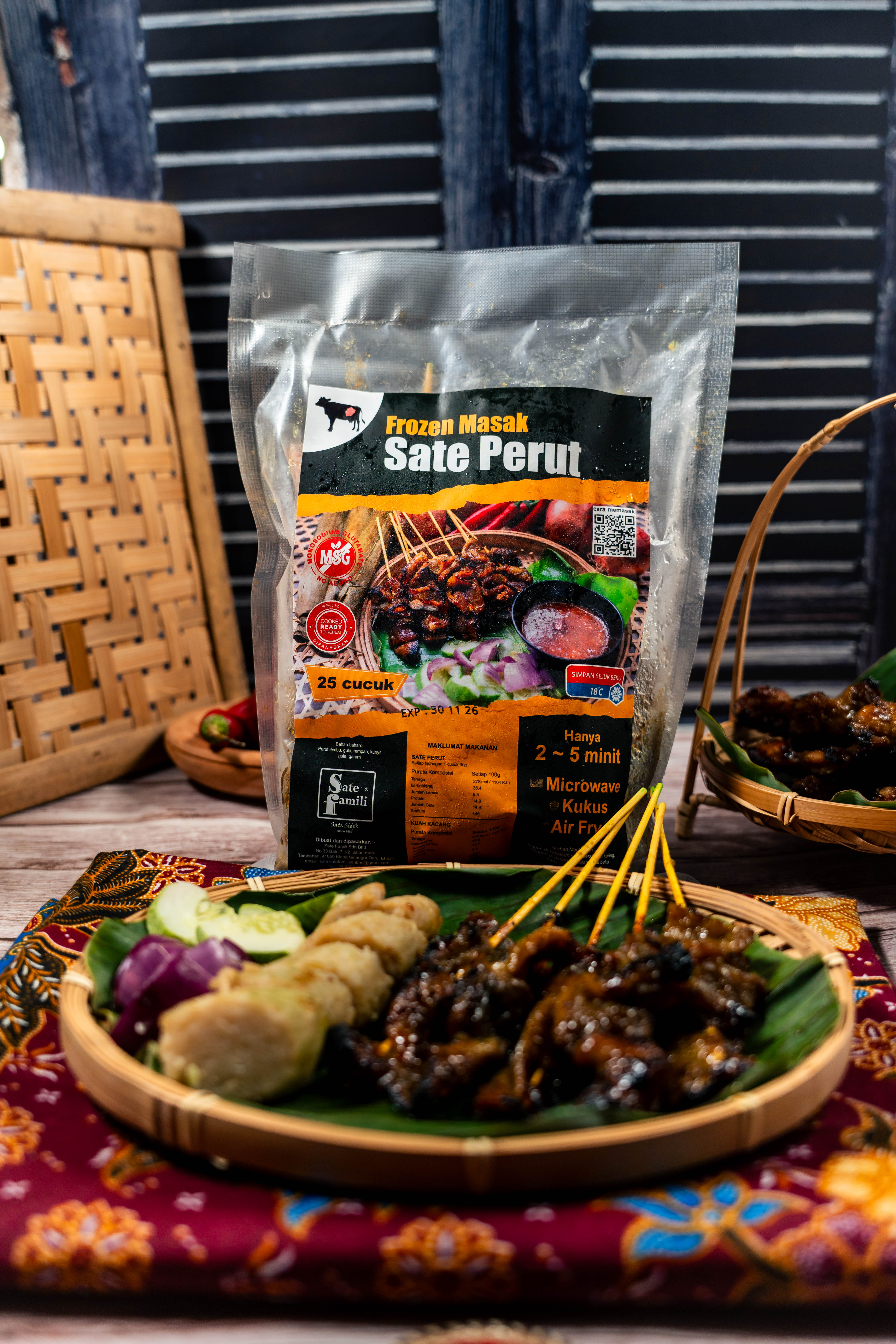 Sate Frozen Masak Perut