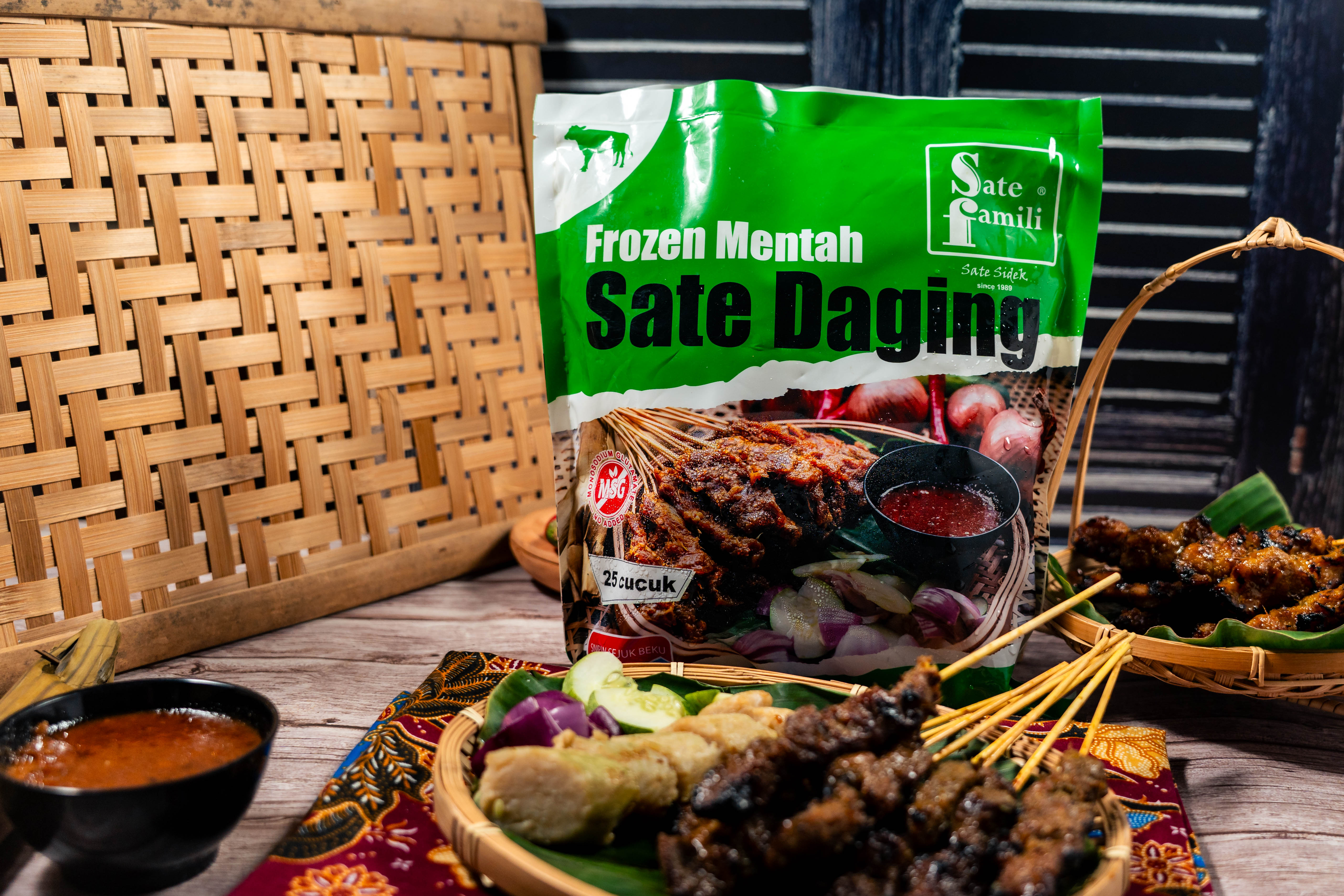 Sate Frozen Mentah Daging
